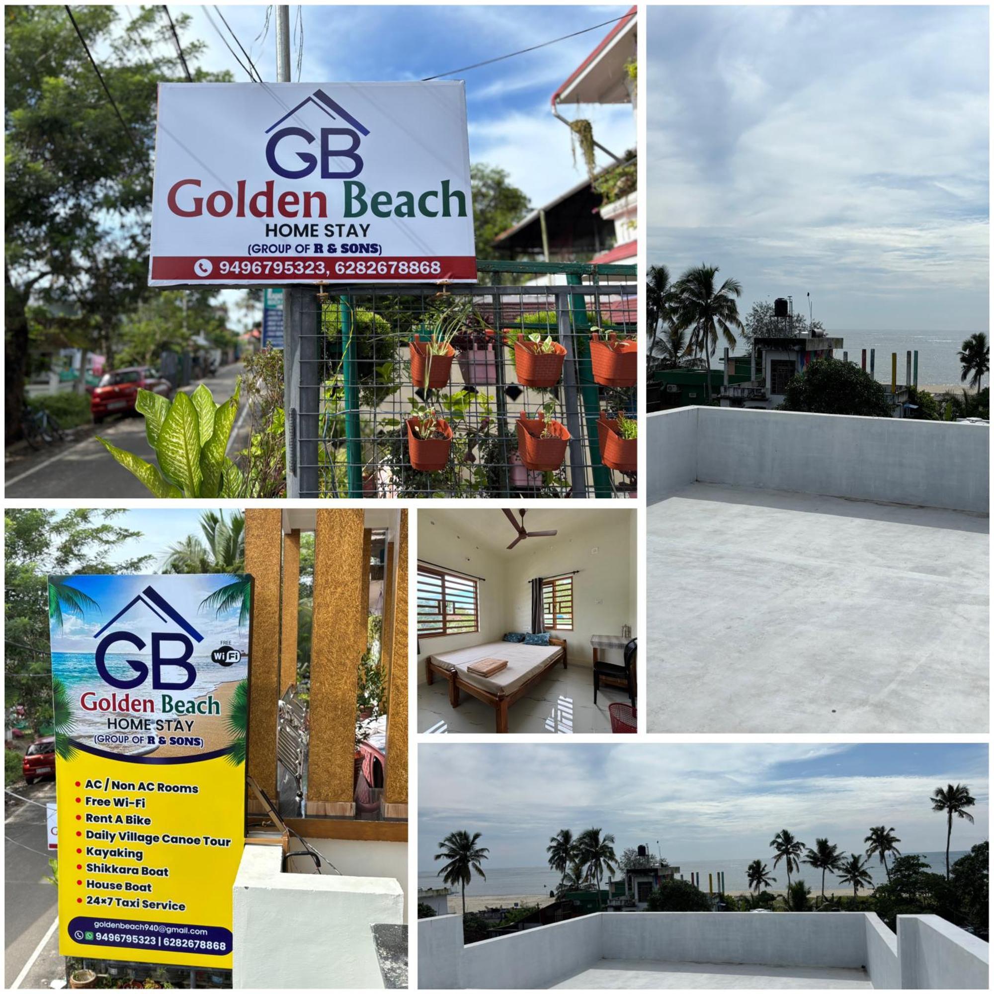 Golden Beach Home Stay Alappuzha Eksteriør bilde