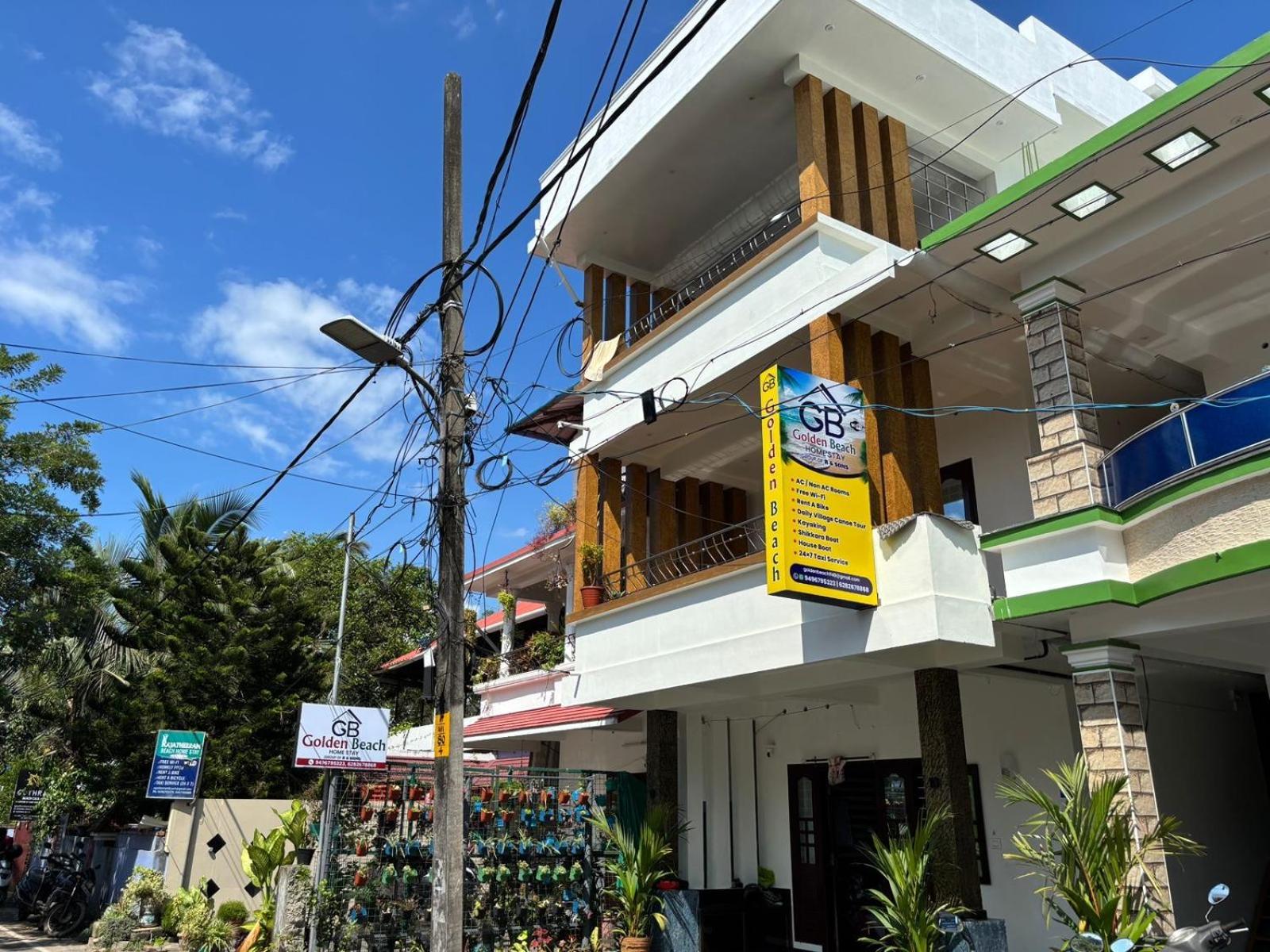 Golden Beach Home Stay Alappuzha Eksteriør bilde